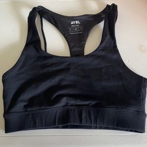 AYBL black sports bra